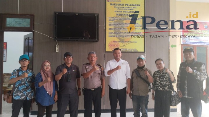 Tim investigasi media menelusuri dugaan perjudian tembak ikan dan dugaan penyimpangan Dana Desa Pokan Baru Simalungun.