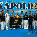 Tim Taekwondo Polda Lampung meraih 10 medali pada Kejurnas Kapolri Cup 7 Tahun 2026.